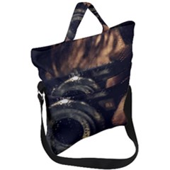 Creative Undercover Selfie Fold Over Handle Tote Bag