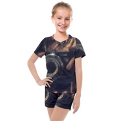 Creative Undercover Selfie Kids  Mesh Tee and Shorts Set