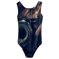 Creative Undercover Selfie Kids  Cut-Out Back One Piece Swimsuit