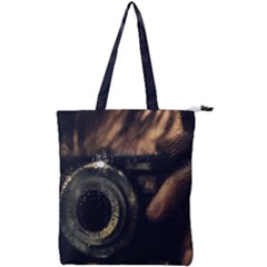 Creative Undercover Selfie Double Zip Up Tote Bag by dflcprintsclothing