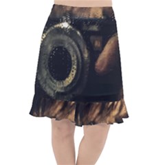 Creative Undercover Selfie Fishtail Chiffon Skirt