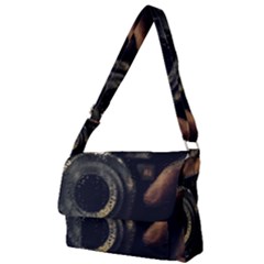 Creative Undercover Selfie Full Print Messenger Bag (l) by dflcprintsclothing