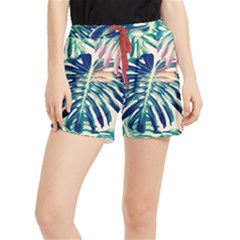 Monstera Leaf Runner Shorts by goljakoff