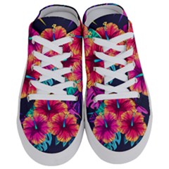Neon Flowers Half Slippers by goljakoff