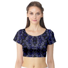 Mandala Cage Short Sleeve Crop Top by MRNStudios