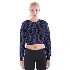 Mandala Cage Cropped Sweatshirt by MRNStudios