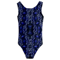 Mandala Cage Kids  Cut-out Back One Piece Swimsuit by MRNStudios