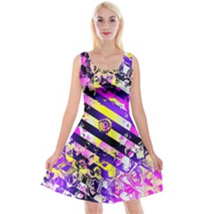 Pop Punk Mandala Reversible Velvet Sleeveless Dress by MRNStudios