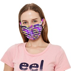 Pop Punk Mandala Crease Cloth Face Mask (adult) by MRNStudios