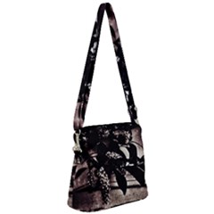 Dark Spring Zipper Messenger Bag by MRNStudios