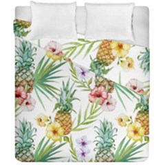 Tropical Pineapples Duvet Cover Double Side (california King Size) by goljakoff