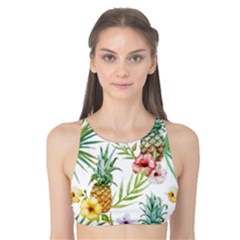 Tropical Pineapples Tank Bikini Top by goljakoff