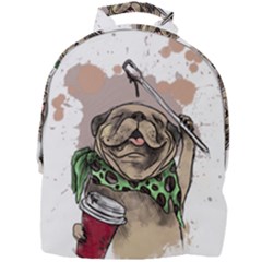 Pug Lover Coffee Mini Full Print Backpack