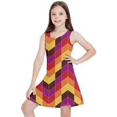 Geometric  Kids  Lightweight Sleeveless Dress by Sobalvarro