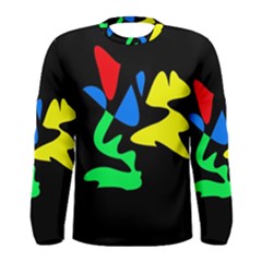 Colorful Abstract Men s Long Sleeve Tee by redcarpettees