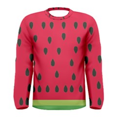 Watermelon Fruit Men s Long Sleeve Tee