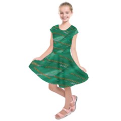 Colors To Celebrate All Seasons Calm Happy Joy Kids  Short Sleeve Dress