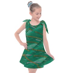 Colors To Celebrate All Seasons Calm Happy Joy Kids  Tie Up Tunic Dress by pepitasart