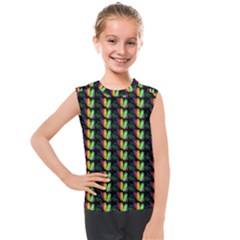 Floral Kids  Mesh Tank Top by Sparkle