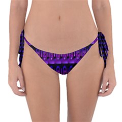 Violet Retro Reversible Bikini Bottom