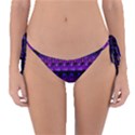Violet Retro Reversible Bikini Bottom View1