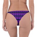 Violet Retro Reversible Bikini Bottom View2