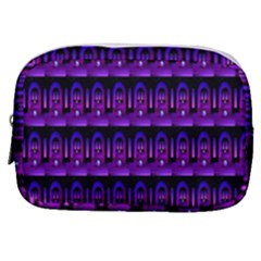 Violet Retro Make Up Pouch (small)