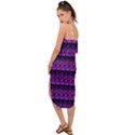 Violet Retro Waist Tie Cover Up Chiffon Dress View2