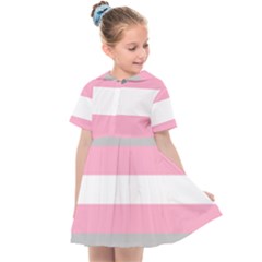 Demigirl Pride Flag Lgbtq Kids  Sailor Dress by lgbtnation