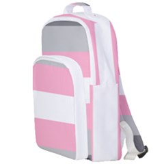 Demigirl Pride Flag Lgbtq Double Compartment Backpack by lgbtnation