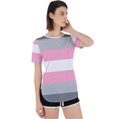 Demigirl Pride Flag Lgbtq Perpetual Short Sleeve T-shirt by lgbtnation