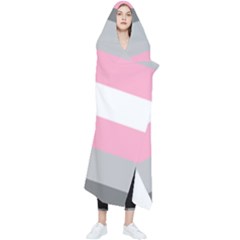 Demigirl Pride Flag Lgbtq Wearable Blanket by lgbtnation