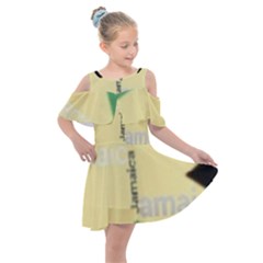 Jamaica, Jamaica  Kids  Shoulder Cutout Chiffon Dress by Janetaudreywilson