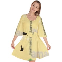 Jamaica, Jamaica  Velour Kimono Dress