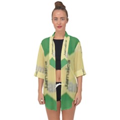Jamaica, Jamaica  Open Front Chiffon Kimono by Janetaudreywilson