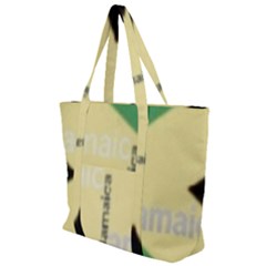 Jamaica, Jamaica  Zip Up Canvas Bag