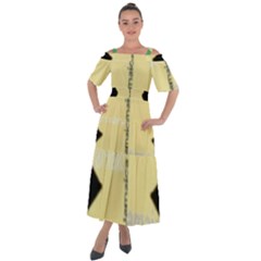 Jamaica, Jamaica  Shoulder Straps Boho Maxi Dress 