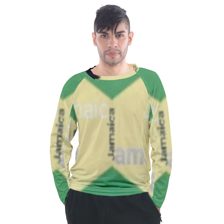 Jamaica, Jamaica  Men s Long Sleeve Raglan Tee