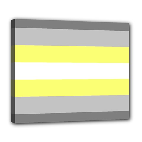 Deminonbinary Pride Flag Lgbtq Deluxe Canvas 24  X 20  (stretched) by lgbtnation