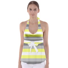 Deminonbinary Pride Flag Lgbtq Babydoll Tankini Top by lgbtnation