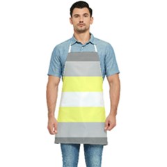 Deminonbinary Pride Flag Lgbtq Kitchen Apron by lgbtnation