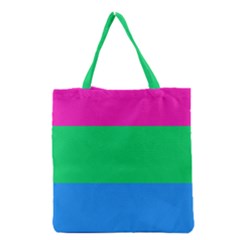 Polysexual Pride Flag Lgbtq Grocery Tote Bag by lgbtnation