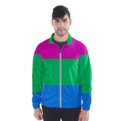 Polysexual Pride Flag Lgbtq Men s Windbreaker by lgbtnation