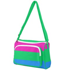 Polysexual Pride Flag Lgbtq Front Pocket Crossbody Bag by lgbtnation