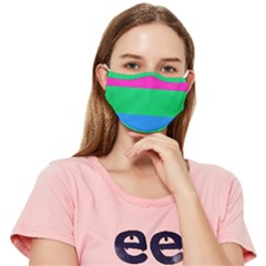 Polysexual Pride Flag Lgbtq Fitted Cloth Face Mask (adult) by lgbtnation