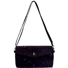 Pink Stars Removable Strap Clutch Bag by Dazzleway