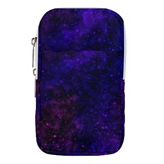 Blue,pink,red And Purple Galaxy Waist Pouch (large) by Dazzleway