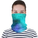 Blue Galaxy Face Seamless Bandana (Adult) View1