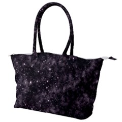 Pink Gray Galaxy Canvas Shoulder Bag