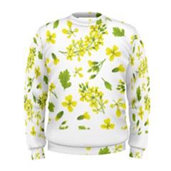 Yellow Flowers Men s Sweatshirt by designsbymallika